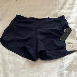 Lululemon speed short navy NWT